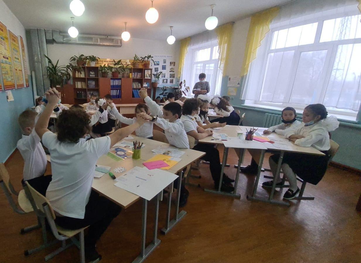 Открытый урок по русскому языку в 4 В классе